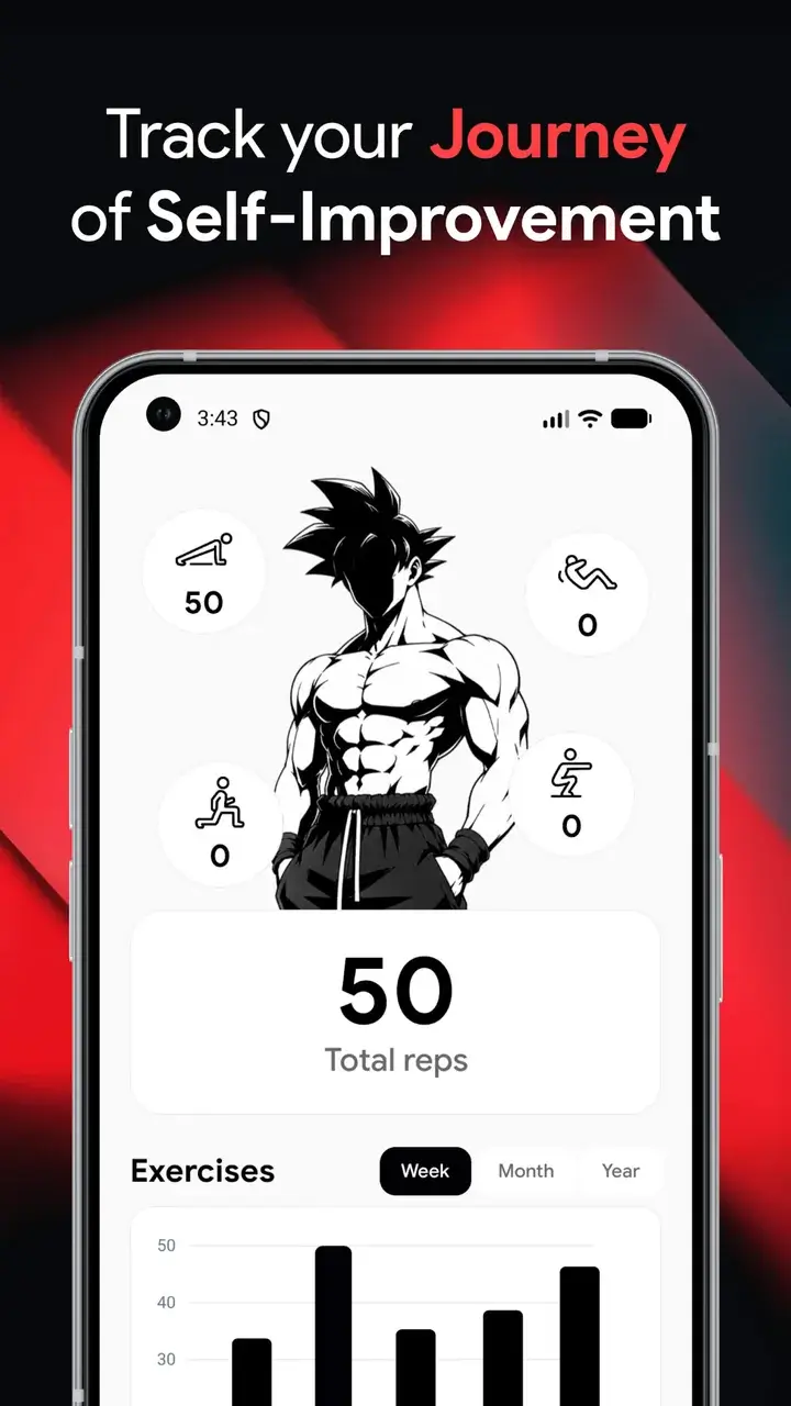 ActionLock fitness stats